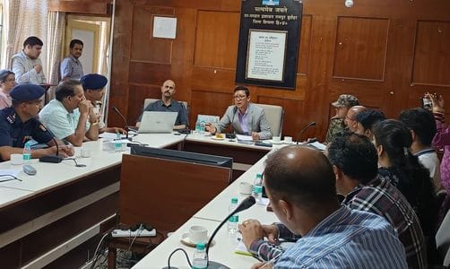 SDM held a meeting with departments and security forces regarding preparations for the rainy season