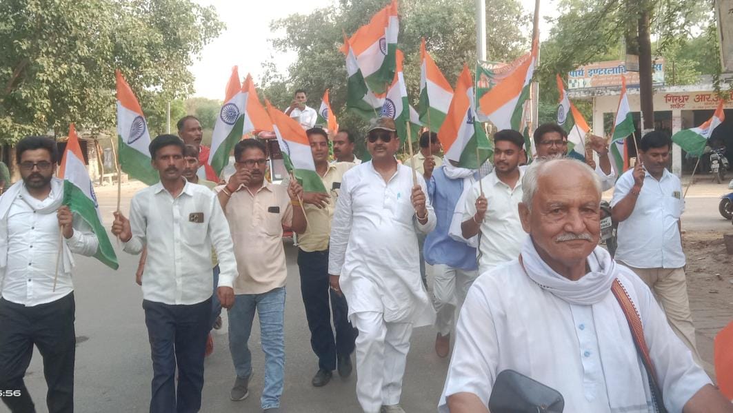 BJP took out Shaurya Tiranga Yatra