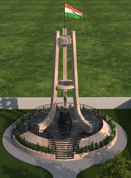 A martyr's memorial will be built in Bahal at a cost of Rs 35 lakh