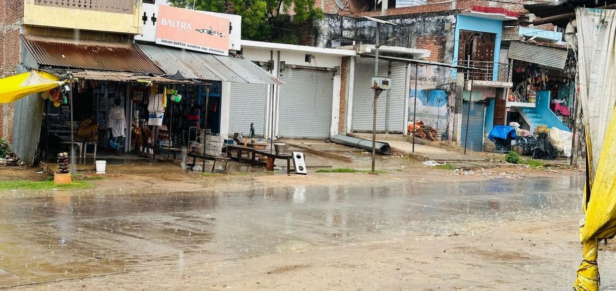 The weather became pleasant due to drizzle for three days