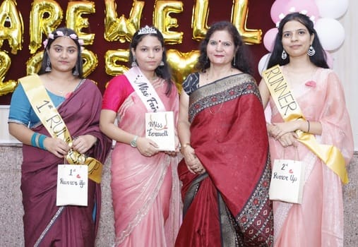 B.Ed second year Suman crowned Miss Farewell
