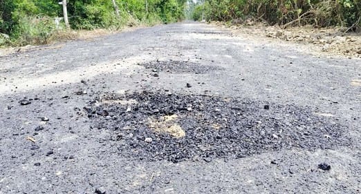 Villagers created a ruckus when the road was dug up
