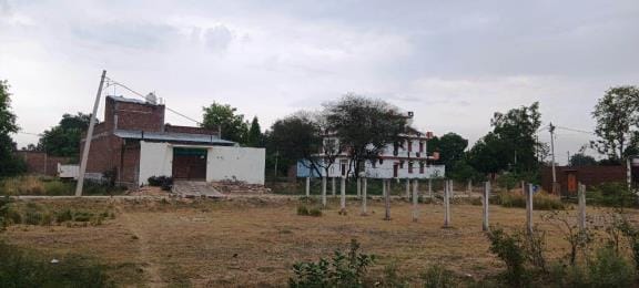 Poles were erected after digging pits, people were scared of the bent poles