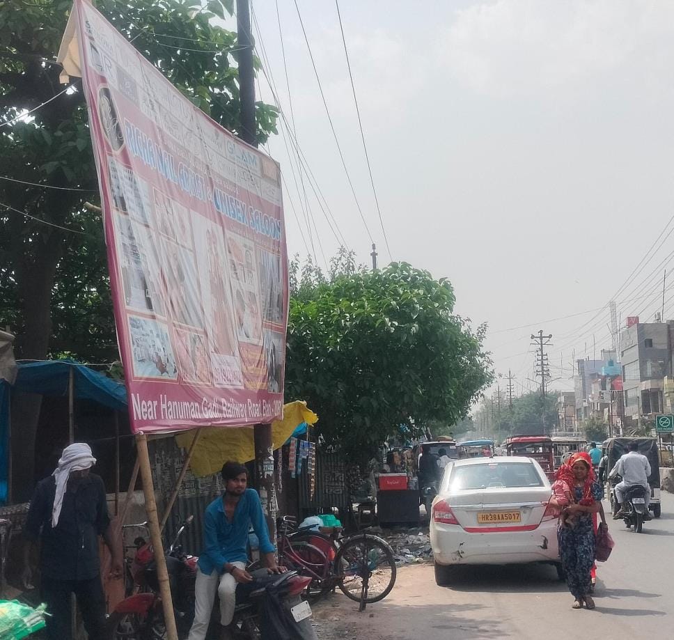 Abundance of illegal hoardings, playing with people's safety
