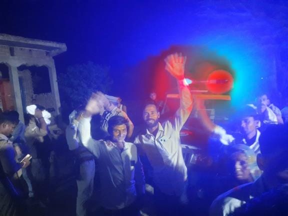 Accusation of insulting religious flag, people created uproar