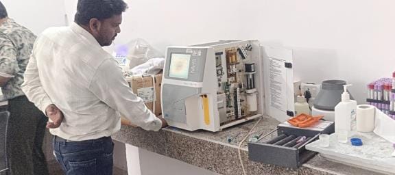 CBC machine is faulty, could not be repaired