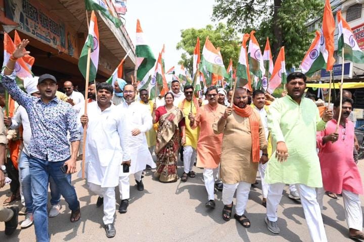 Shaurya Tiranga Yatra resonated with patriotic slogans