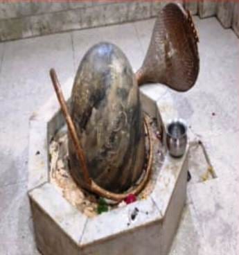 The thief was caught while breaking into the Shiva temple and stealing