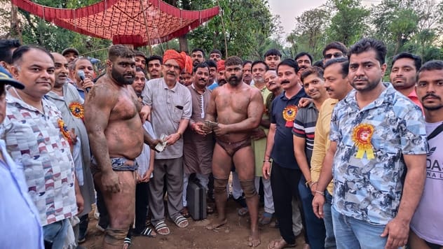Rinku wrestler winner in Panchpiri's Chhaj