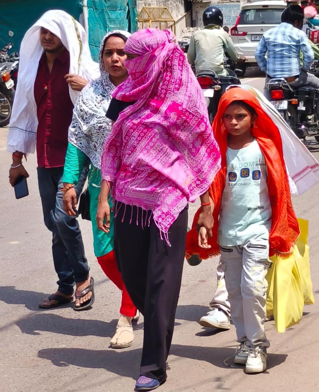 The increased heat during the day amid drizzle made people miserable