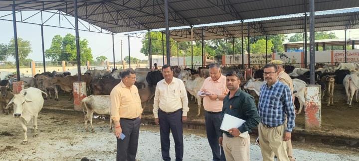 Deficiencies found in newly constructed Gaushala, instructions to rectify it