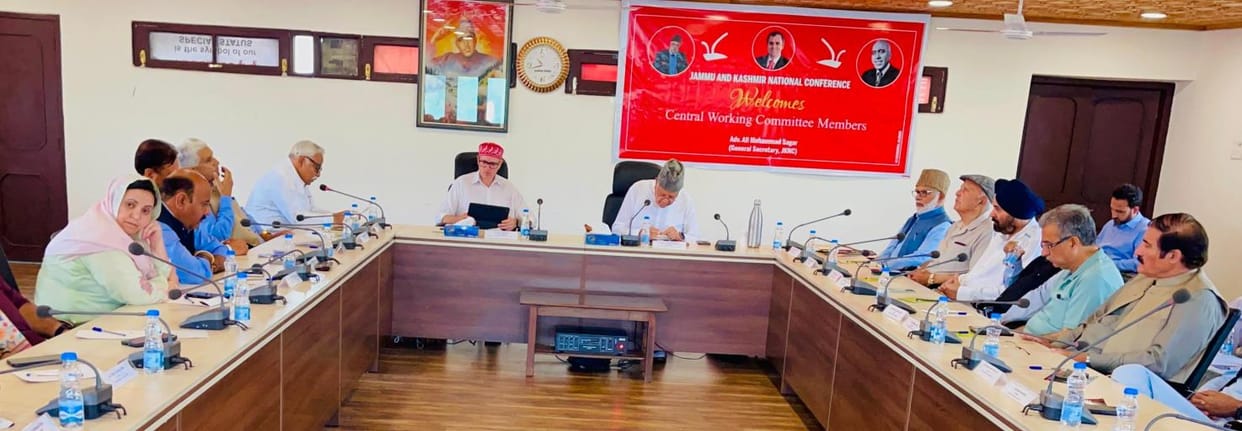 NC's working committee after the assembly elections
