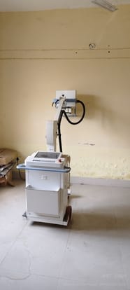 If there is no machine then there is no technician, patients are getting X-rays done in private