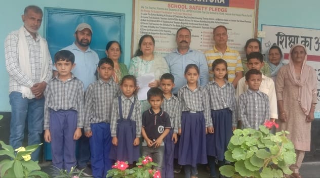 Former teacher adopted Upper Katora School
