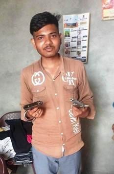 The accused was released without recovering the pistol and revolver