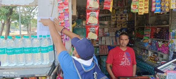 Green signal for action was given, encroachers' faces turned red