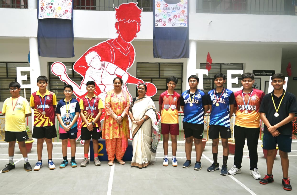 Kian, Daksh and Aryan won matches in table tennis