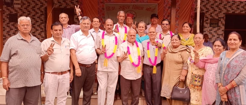 Surendra Chaudhary becomes President of School Education Board Pensioners Association