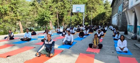 People associated with yoga for a healthy body