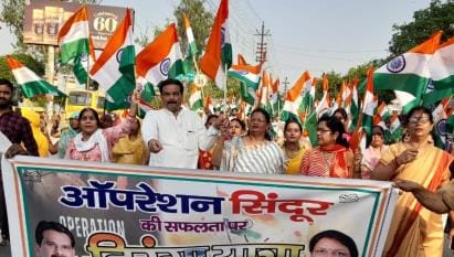 All efforts were made on the last day of Tiranga Yatra
