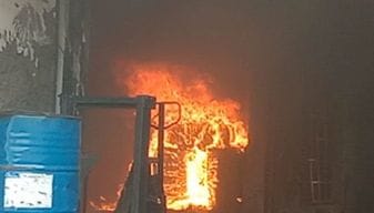 Huge fire broke out in printing factory, extinguished in eight and a quarter hours