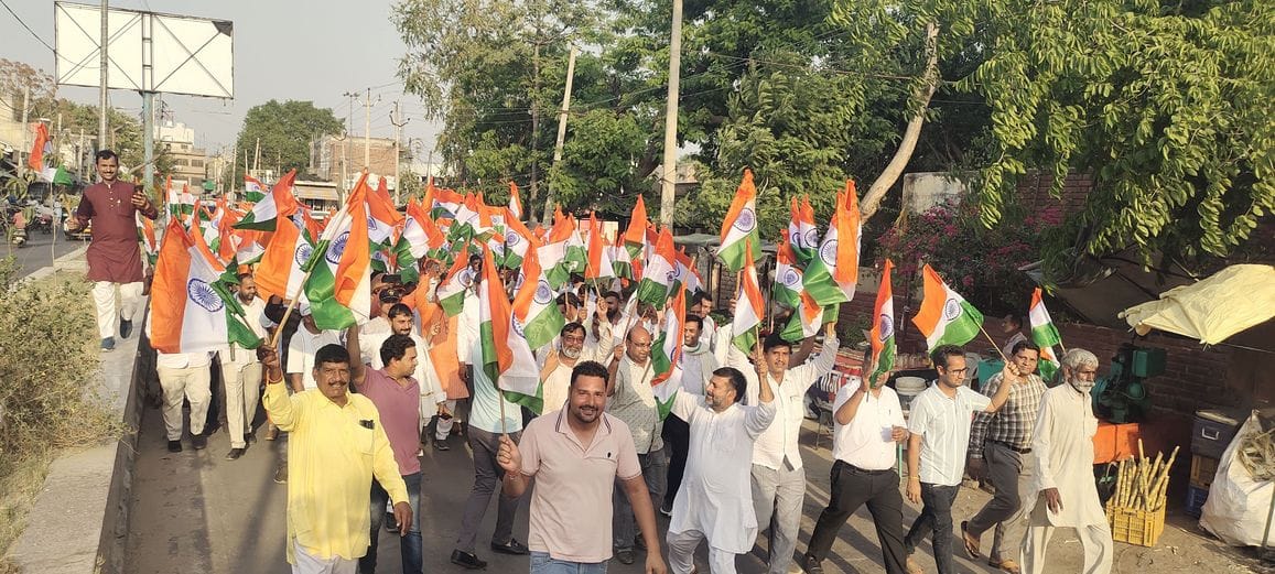Tiranga Yatra taken out on the success of Operation Sindoor