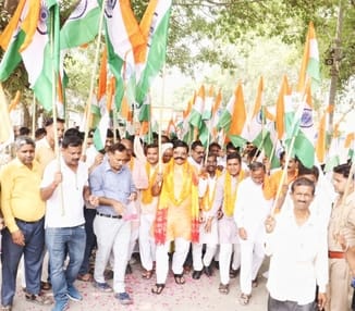 A glimpse of patriotism and love for the nation was seen in Bharat Shaurya Tiranga Yatra
