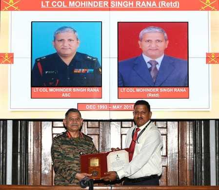 Veterans Achievers Award To Colonel Ms Rana - Kangra News - Kangra News ...