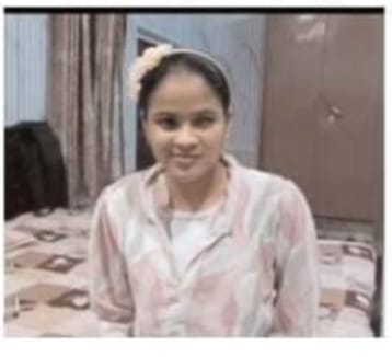 Despite being blind, Himani scored 92.20 percent marks in the Faculty yesterday,