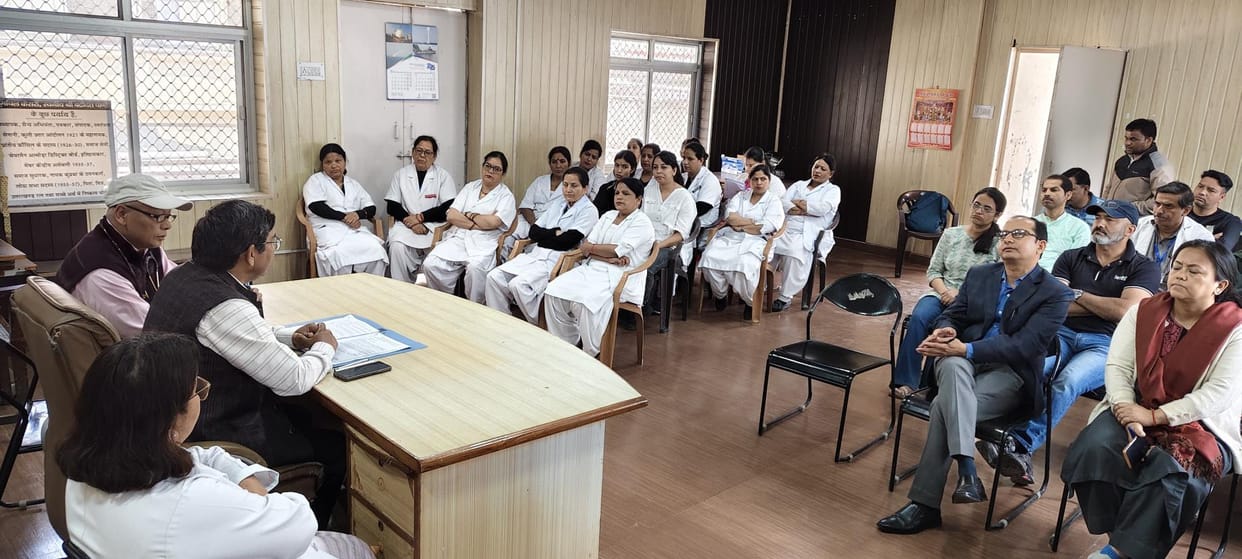 If any symptom of Covid is found then admit the patient in isolation ward