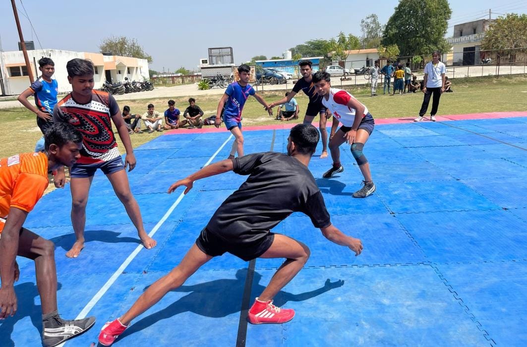 Hostel B team won in Kabaddi and A team won in Handball