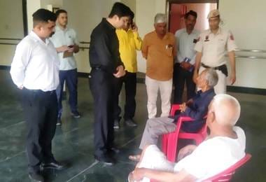 Dalsa Secretary Amit Verma inspected the old age home