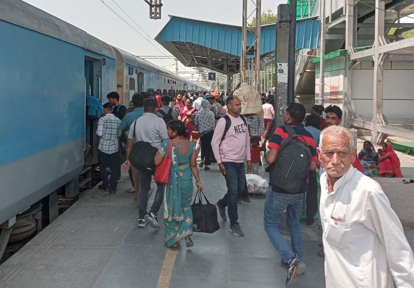Amrapali was delayed by 8 hours and Intermediate Express was delayed by 7 hours