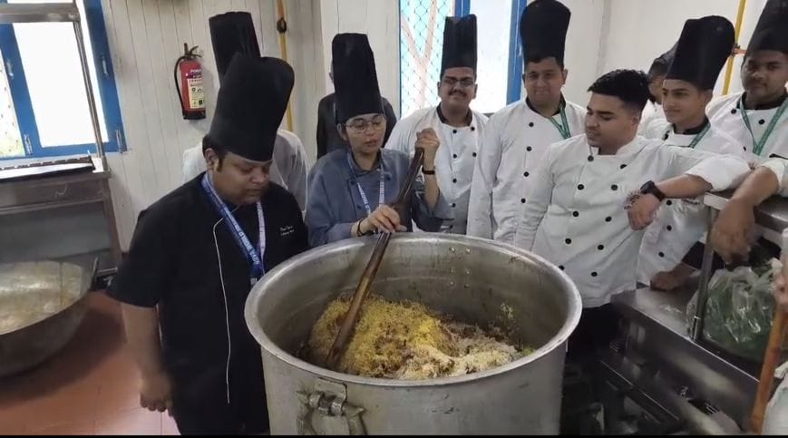 Students made 100 kg of plant-based biryani in 601 portions