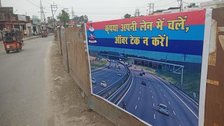 Traffic awareness campaign being run