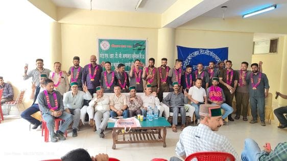State HRTC Conductor Union formed a new executive in Rampur