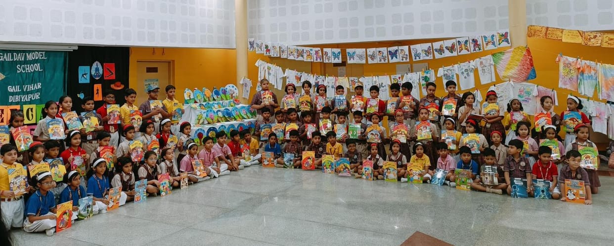 Children learn how to prepare and serve food