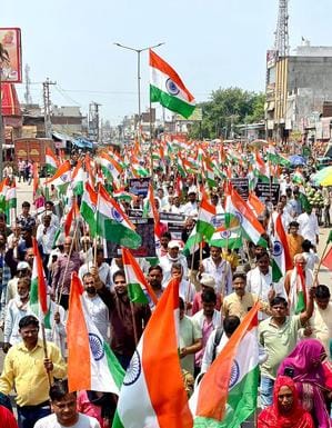 Tiranga Yatra taken out on the success of Operation Sindoor