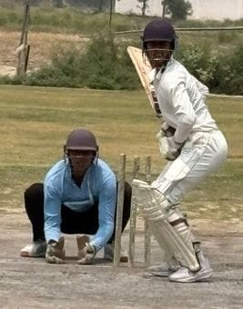 Goyal XI won the match by seven wickets