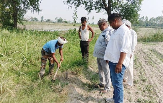 Border dispute... Pillars will be installed in the presence of Baghpat officials