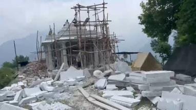 The ancient Chaunri Shiva temple is being built on the lines of Kashi Vishwanath Dham