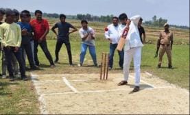 Basantpur defeated Barhdni by seven wickets and entered the next round
