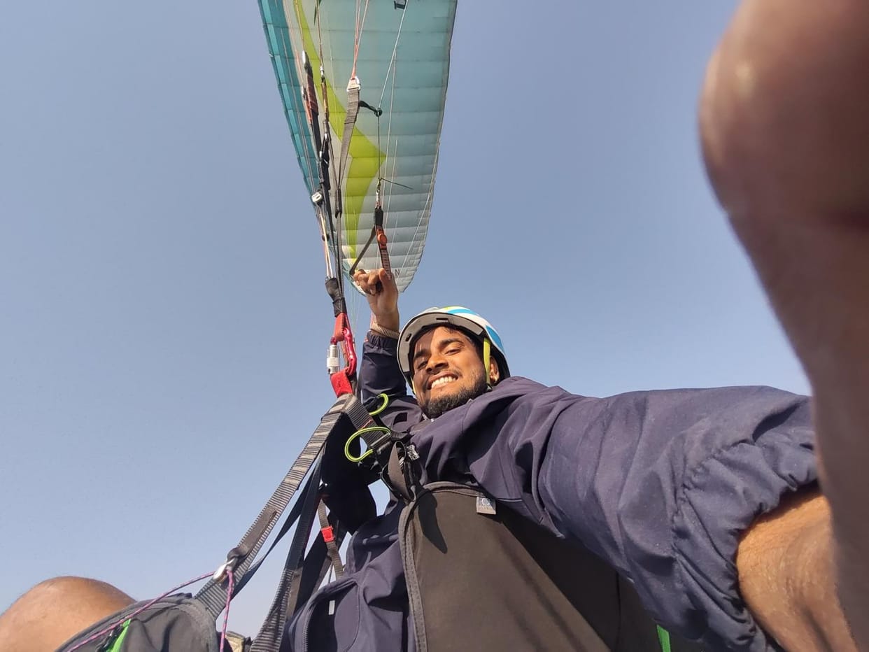 Pilots flying adventure tourism in Kadai temple area champawat