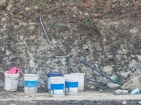 Due to power failure, water is not available from Shyamatal Kanda scheme.