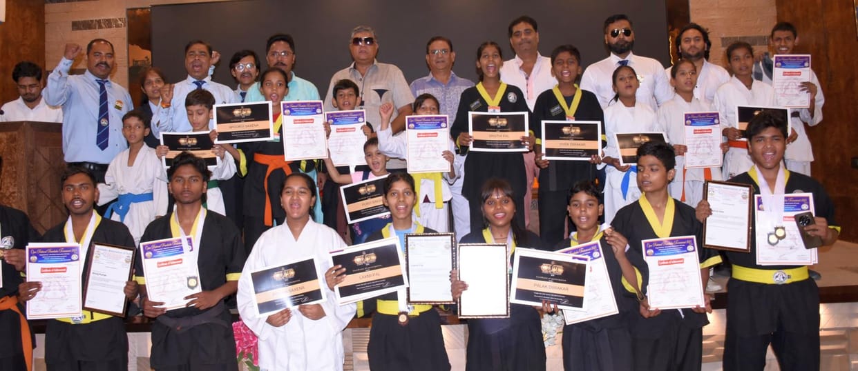 Nanchaku Association of India honored Nanchaku players