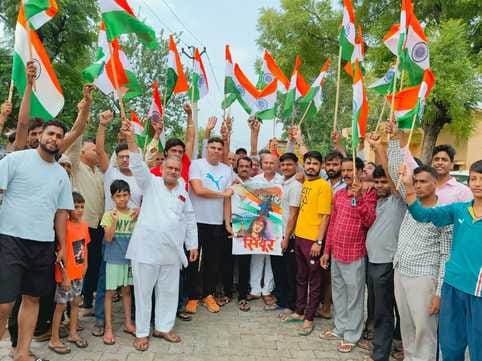 Tiranga Yatra taken out on the success of Operation Sindoor