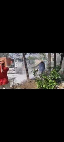 Two trucks collided on Narnaul-Mahendragarh road and caught fire