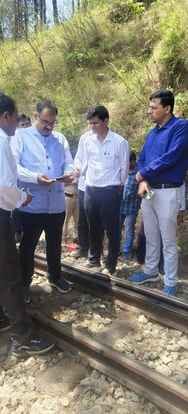 Inspection of bridges and tunnels of Kalka-Shimla railway section before rain