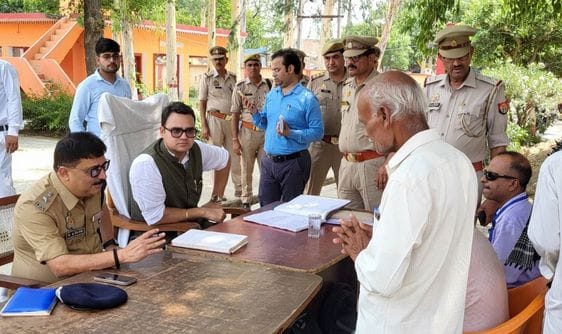 DM and SSP heard the complaint in Muzaria