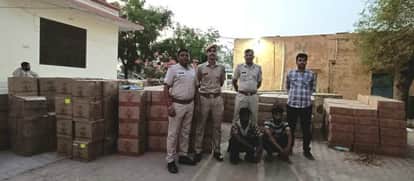 Sri Ganganagar News: Liquor Smuggling Busted Under Cover of Animal Feed, Two Arrested with Stock Worth 62 Lakh